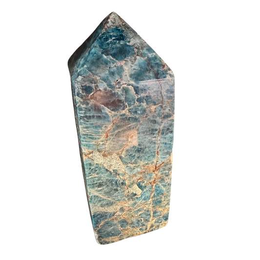 Blauer Apatit Obelisk