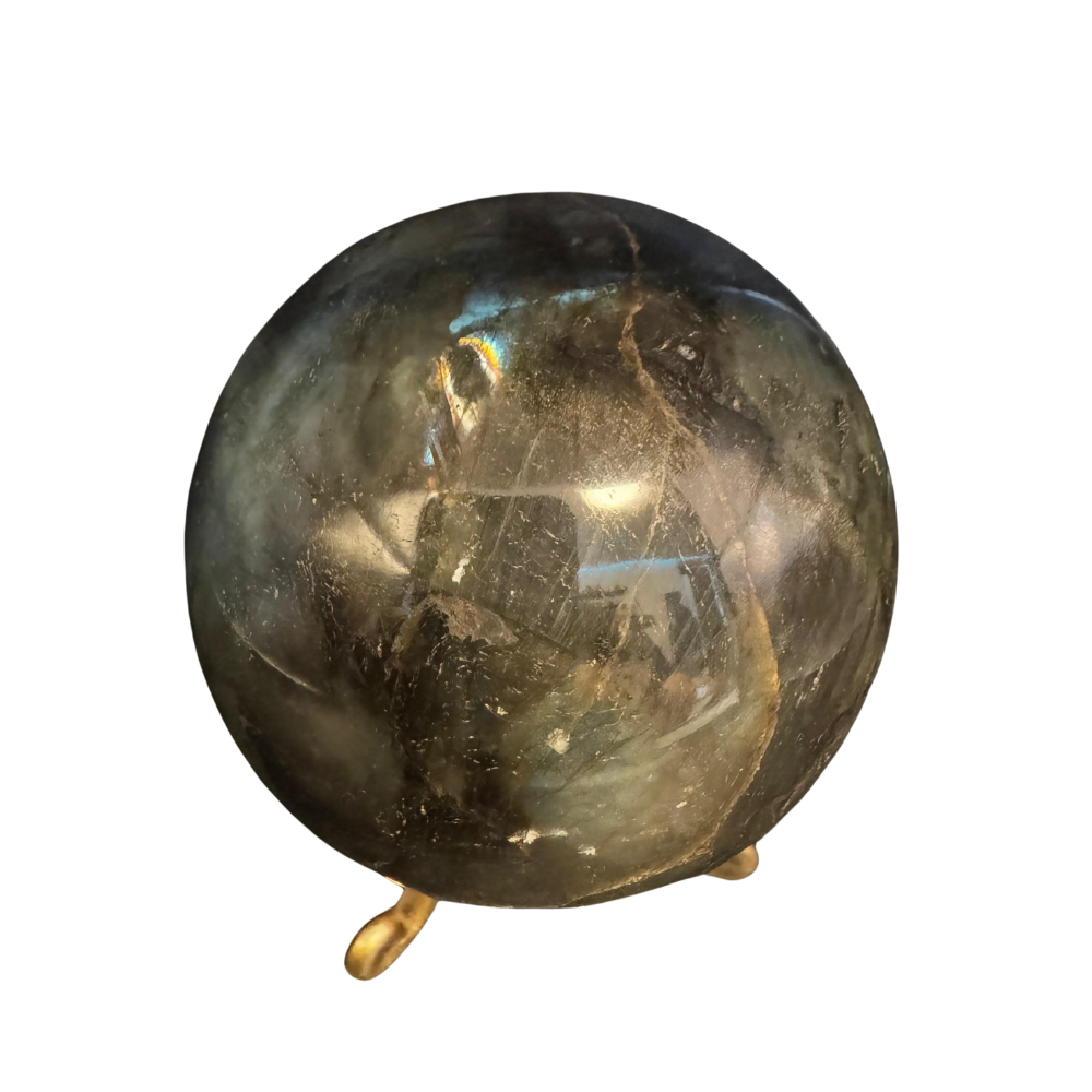 Labradorit Kugel – Schimmernder Begleiter für Raum & Wohlgefühl