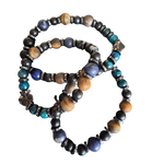 Armband Tigerauge, Lapislazuli, Hämatit, Shungit & Rauchquarz – Sanfter Begleiter für Alltag & Wohlgefühl