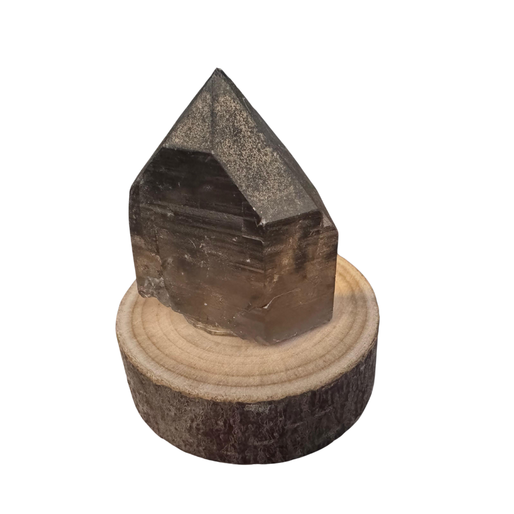 Alpine Rauchquarz Spitze