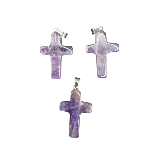 Amethyst Cross Pendant