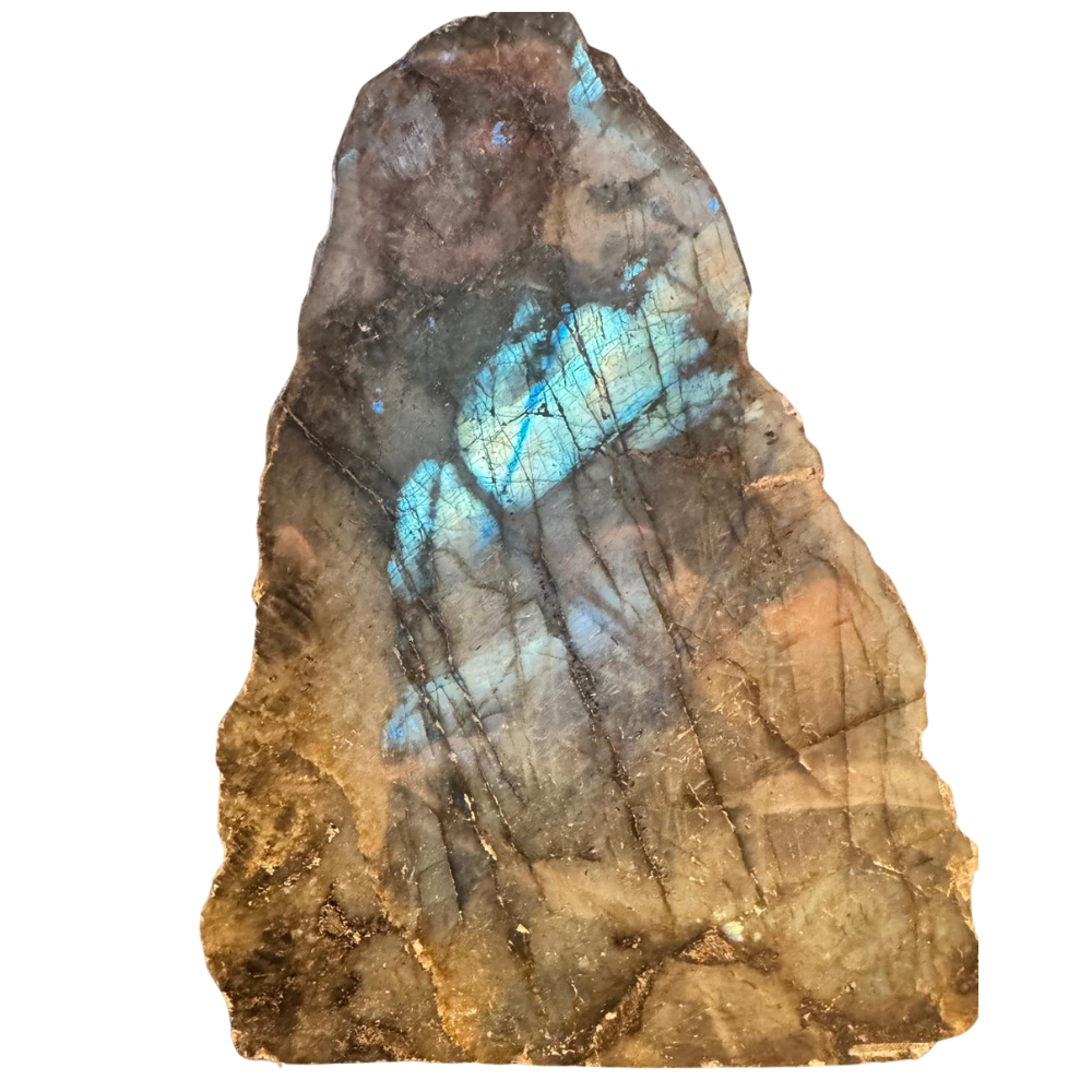 Schwarzer Labradorit freeform