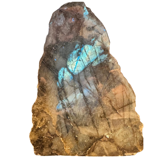 Schwarzer Labradorit freeform