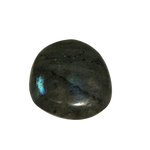 Schwarzer Labradorit Trommelstein