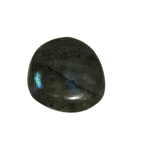 Schwarzer Labradorit Trommelstein
