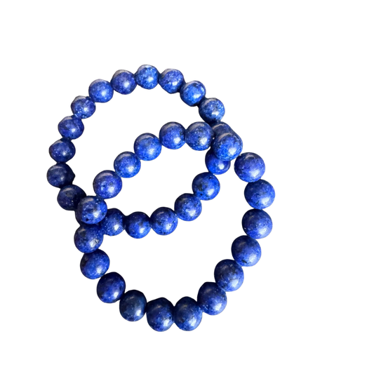 Lapis Lazuli Bracelet - 10 mm Beads