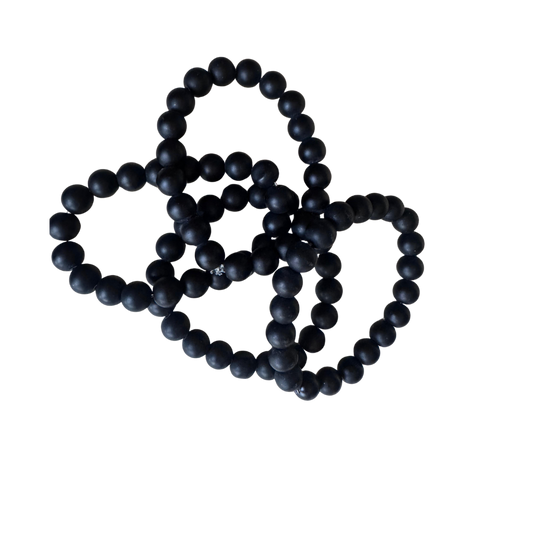 Onyx matte bracelet - approx. 10 mm beads