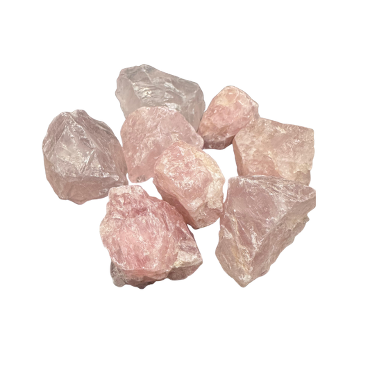 Rosenquarz Stück naturbelassen - ca. 4-5 cm