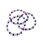 Armband Selenit & Amethyst – Sanfter Begleiter für Alltag & Wohlgefühl