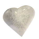 Selenit Schale in Herzform
