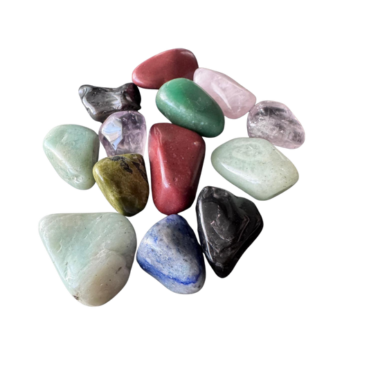 Mystery Box with tumbled stones