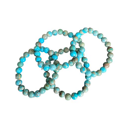 Turquoise bracelet - approx. 8 mm beads